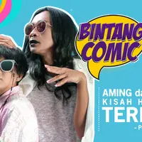 Bintang Comic: Aming dan Evelyn, Kisah Hati yang Terluka Part 1. (Disain Grafis: Muhamad Iqbal Nurfajri/Bintang.com)