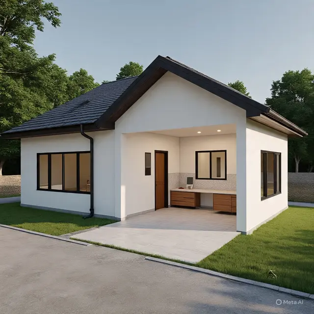 Denah Rumah 2 Kamar Budget Rp 50 Jutaan, Cocok untuk Pasutri Muda