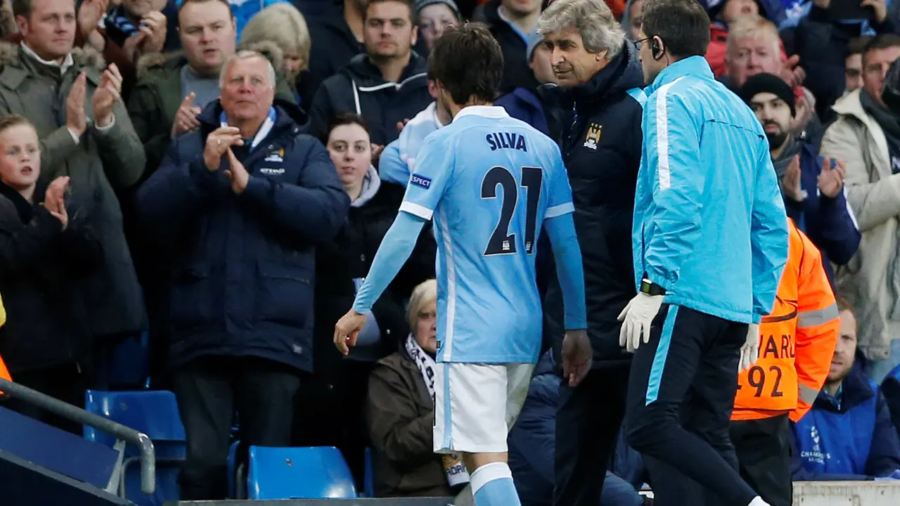 Gelandang Manchester City, David Silva
