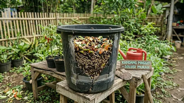Cara Memanfaatkan Ember Retak Menjadi Kandang Ternak Sederhana