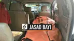 Sesosok mayat bayi perempuan di dalam tas ditemukan warga Kampung Tlajung, RT 02/RW 13, Desa Tlajung Udik, Kecamatan Gunung Putri, Kabupaten Bogor, Jawa Barat.