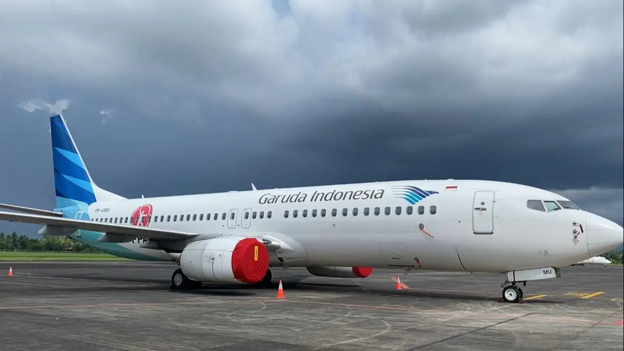 Pesawat Garuda rute Manado-Jakarta dengan nomor penerbangan 607 berangkat pukul 08.30 Wita dari Bandara Sam Ratulangi Manado.