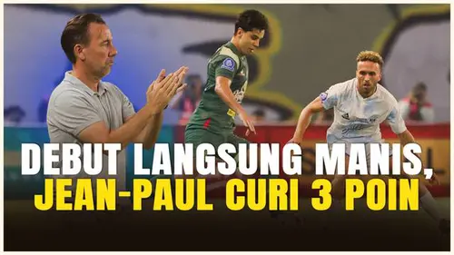 VIDEO: Jean-Paul van Gastel Catatkan Debut Manis Bersama PSIM Yogyakarta, Bungkam Persebaya Surabaya