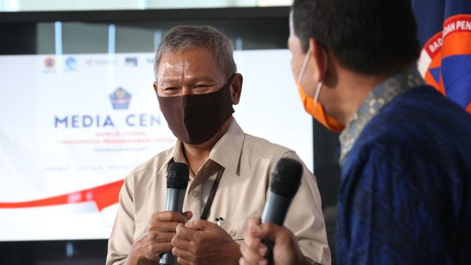 Juru Bicara Pemerintah untuk Penanganan Corona Achmad Yurianto, di Graha BNPB, Jakarta. (dok BNPB)