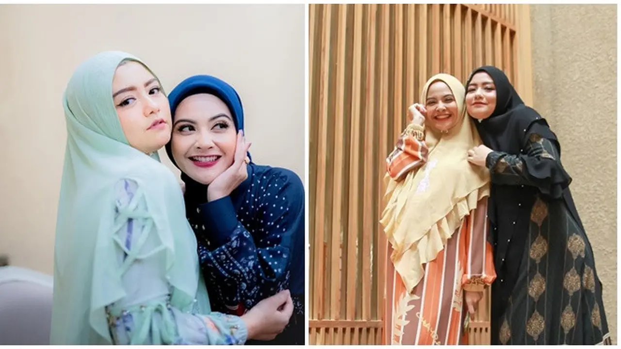 6 Potret Tika dan Tiwi Eks T2 saat Sama-Sama Tampil Berhijab, Bak Kembar