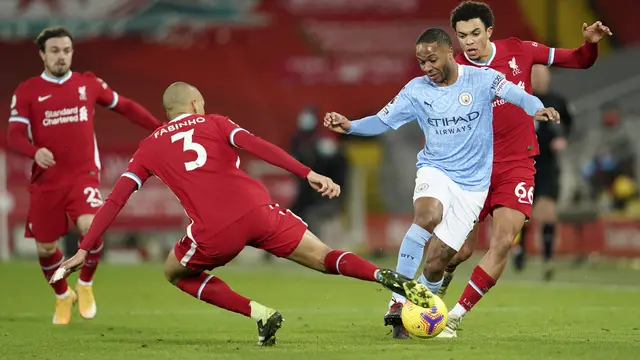 Manchester City Pesta Gol di Anfield