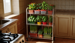 Kebun sayur dekat dapur (Foto: Reve Art AI)