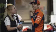 Pembalap Red Bull KTM Tech3, Maverick Vinales (kanan). (Mirco Lazzari gp / GETTY IMAGES NORTH AMERICA / Getty Images via AFP)