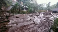 Dusun Kenjuran, Purwosari Sukorejo Kendal yang rata disapu lumpour akibat banjir bandang. (foto : Liputan6.com / doc.Basarnas / Edhie Prayitno Ige)