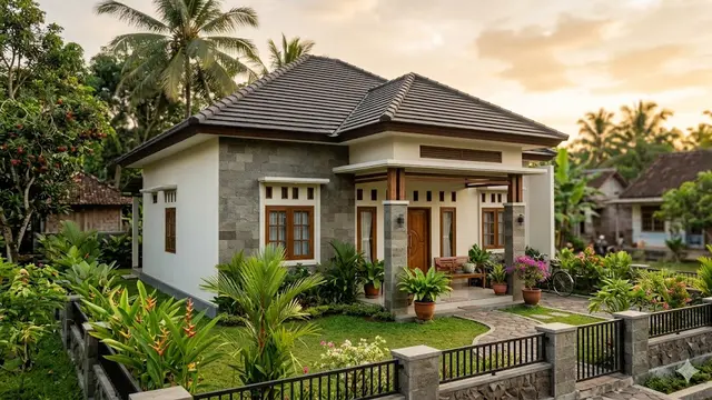 Model Rumah Sederhana Tapi Terlihat Mewah di Kampung