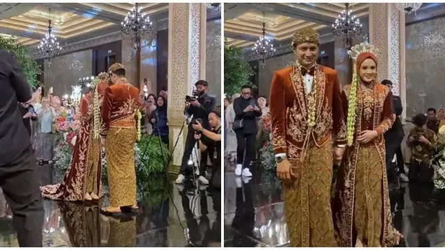 6 Potret Akad Nikah Chand Kelvin dan Dea Sahirah, Mahar 77 Gram Logam Mulia