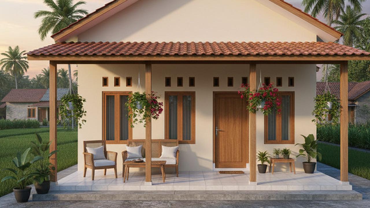 7 Gambar Rumah Minimalis di Kampung, Sederhana tapi Modern dan Bikin Nyaman Keluarga