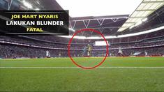 Kiper timnas Inggris, Joe Hart nyaris lakukan blunder fatal saat Inggris mengalahkan Lithuania 2-0