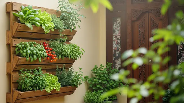 12 Inspirasi Rak Tanam Sederhana dari Kayu Bekas untuk Kebun Rumah yang Estetik