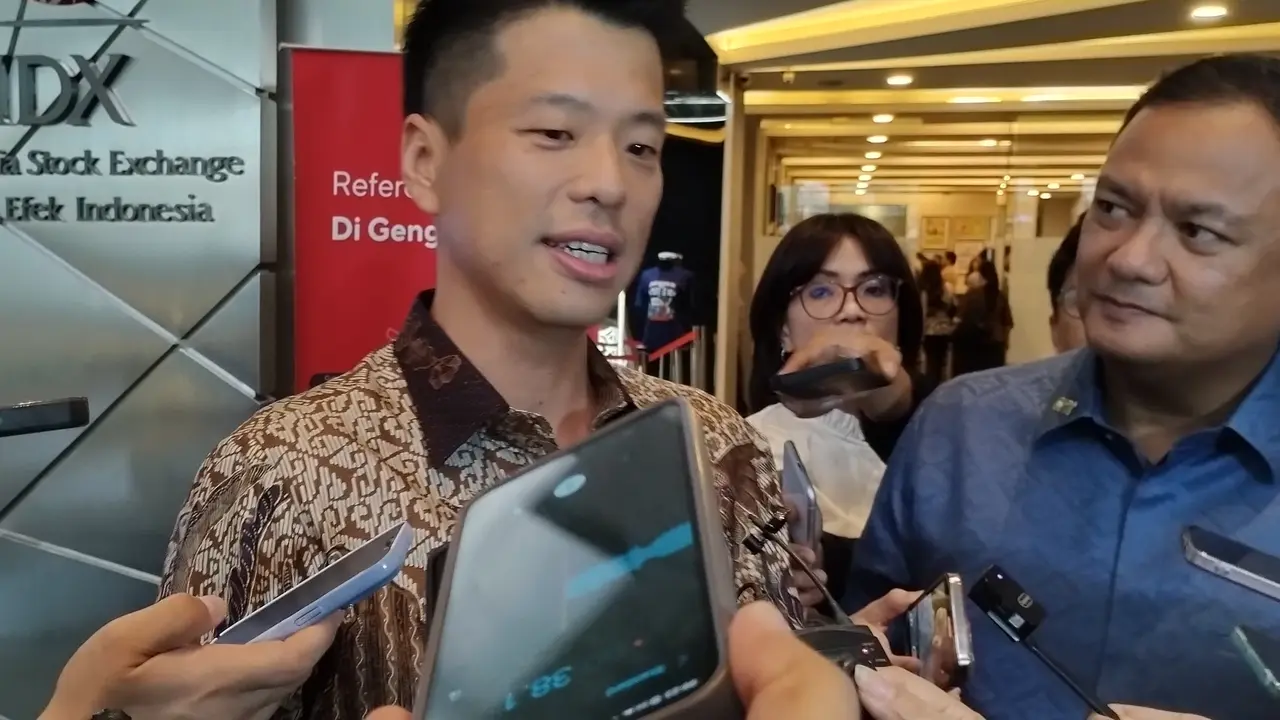 Salah satu pemegang saham PT Indokripto Koin Semesta Tbk (COIN), Andrew Hidayat. (Foto: Liputan6.com/Gagas Y)
