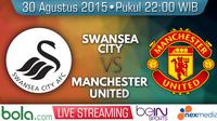 Swansea City vs Manchester United (Bola.com/Samsul Hadi)