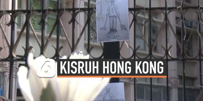 VIDEO: Petugas Sanitasi Hong Kong Tewas Dipukul Demonstran