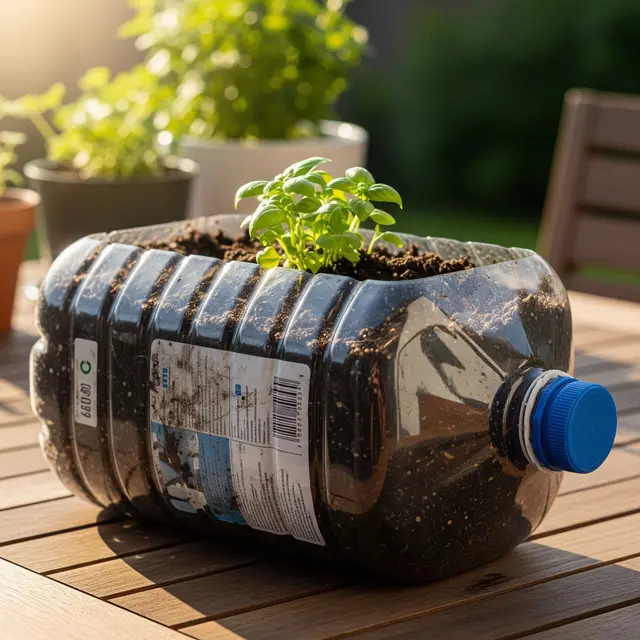 Ide Kreatif Kebun Buah dari Barang Bekas Lebaran
