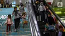 Penumpang yang tiba mayoritas berasal dari Yogyakarta, Surabaya, Semarang, Solo, Purwokerto, Kutoarjo, dan Malang. (Liputan6.com/Angga Yuniar)