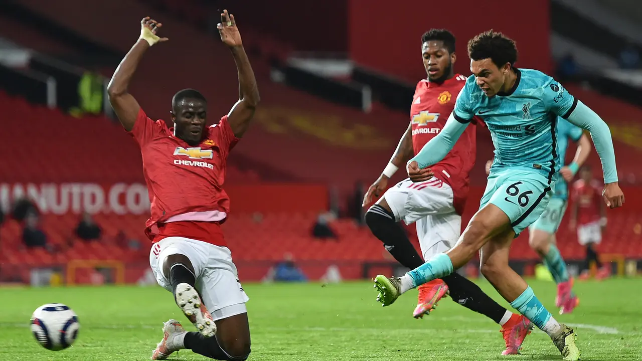 FOTO: Manchester United Keok 2-4 dari Liverpool - Trent-Alexander Arnold