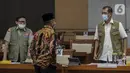 Kepala BNPB Doni Monardo saat rapat dengan Komisi VIII mengenai perkembangan COVID-19 di Gedung DPR, Jakarta Pusat, Senin (13/7/2020). Rapat membahas evaluasi kinerja dan anggaran penanganan COVID-19. (Liputan6.com/Johan Tallo)