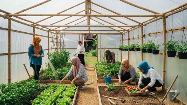 Kebun Sayur untuk Ibu-Ibu Arisan