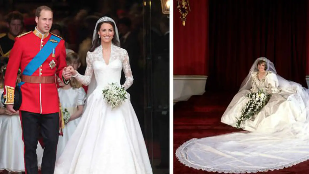 Royal Wedding dresses/www.royal.uk