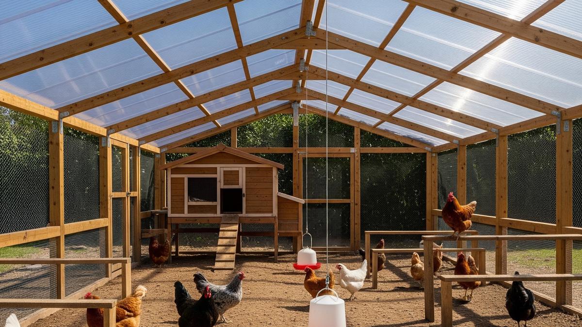 7 Model Kandang Ayam Umbaran dari Bambu untuk Lahan Sempit yang Nyaman dan Efisien