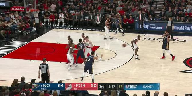 VIDEO : Cuplikan Pertandingan Playoffs NBA, Pelicans 97 vs Blazers 95