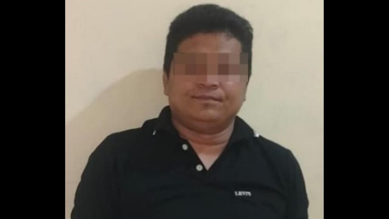 Kepala stasiun kereta api di Kabupaten Way Kanan, Lampung, berinisial DRS (35) diringkus polisi terkait kasus penipuan modus rekrutmen satpam. (Dok. Istimewa).