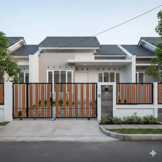 Model Pagar Rumah Kecil
