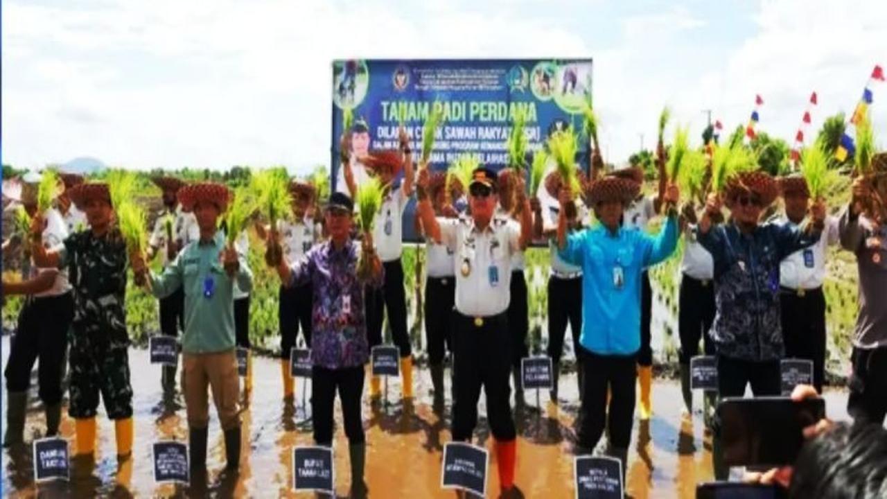 Rutan Pelaihari Ajak Warga Binaan Garap 20 Hektare Sawah, Bekal Keterampilan Mandiri