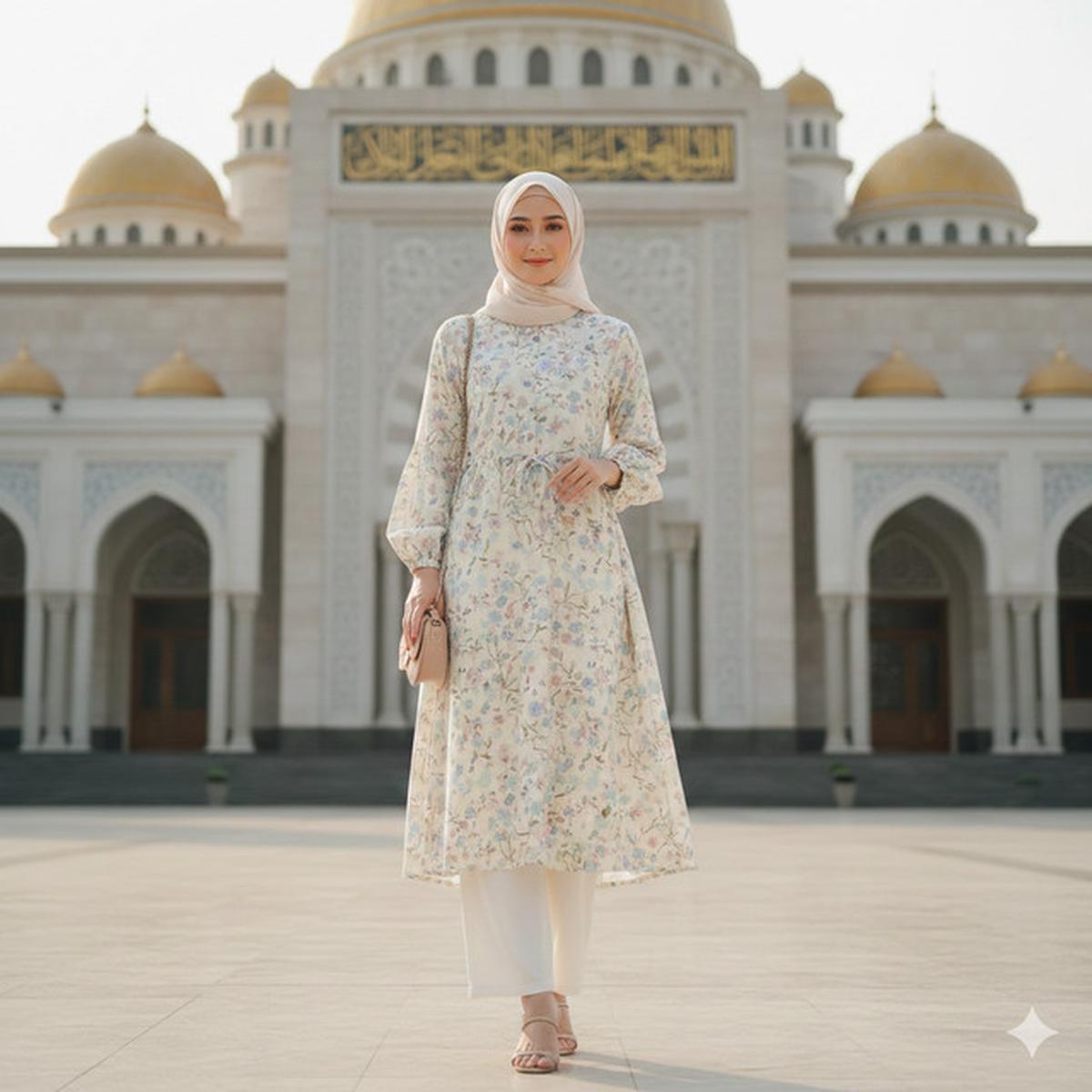 8 Tunik Muslim Wanita Lebaran 2026 Nyaman Adem, Pilihan Terbaik untuk Hari Raya