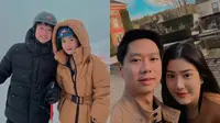 Potret Honeymoon Kevin Sanjaya dan Valencia Tanoesoedibjo di Swiss (Sumber: Instagram/valenciatanoe)