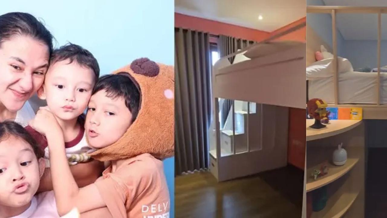9 Potret Kamar Anak Dahlia Poland dengan Desain Mezzanine, Kreatif dan Estetik