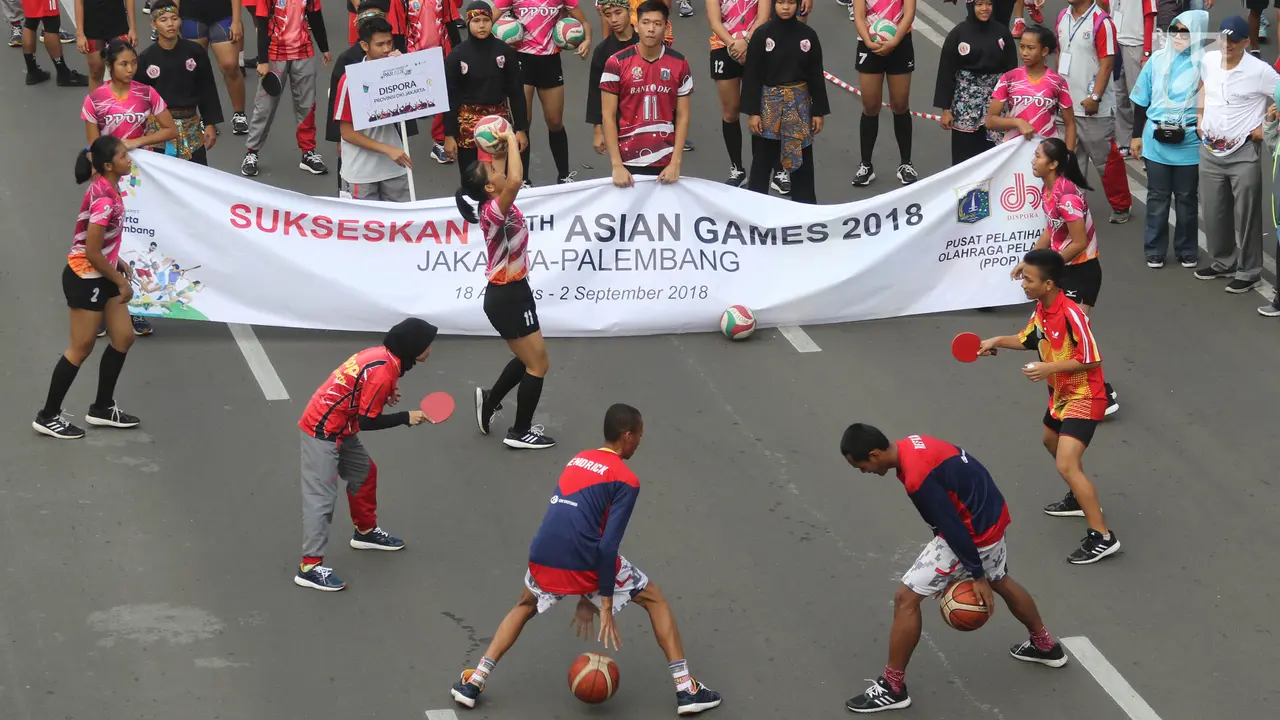 Peserta Ikuti Parade Asian Games 2018