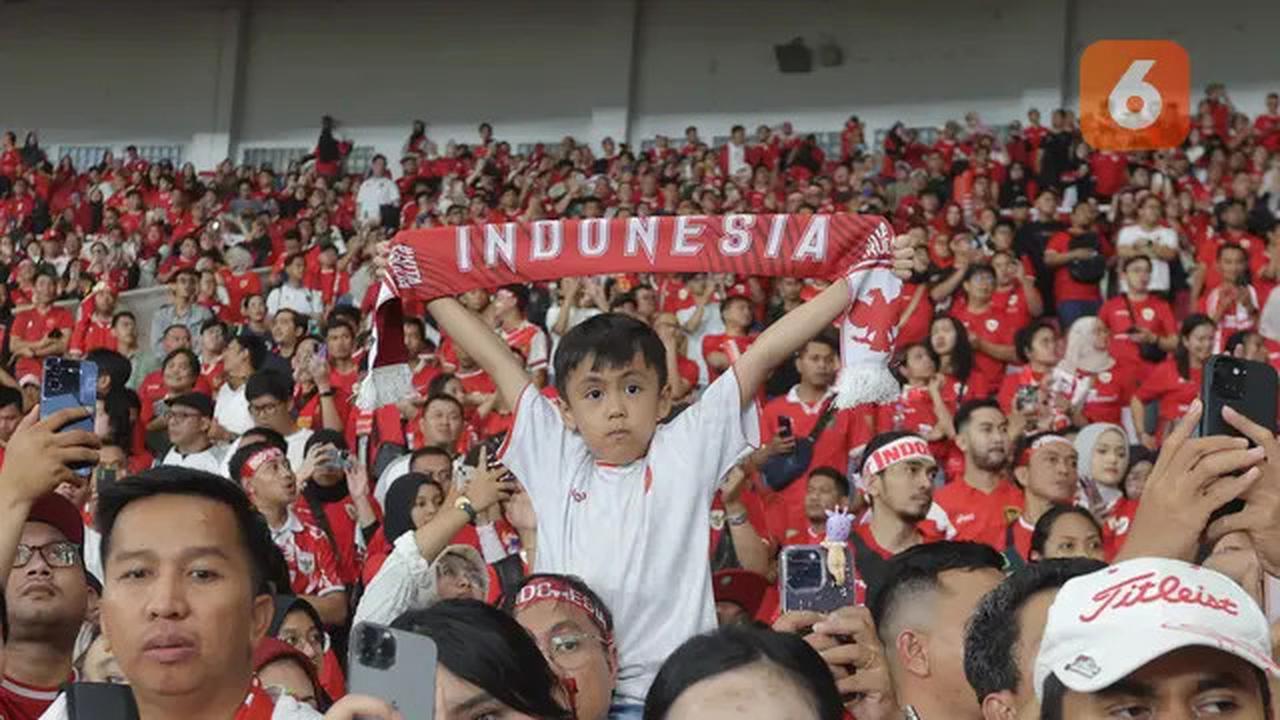 Penonton Jebolan SUGBK Turun 7.500 Orang di Laga Timnas Indonesia vs Jepang, Laga Semakin Kondusif