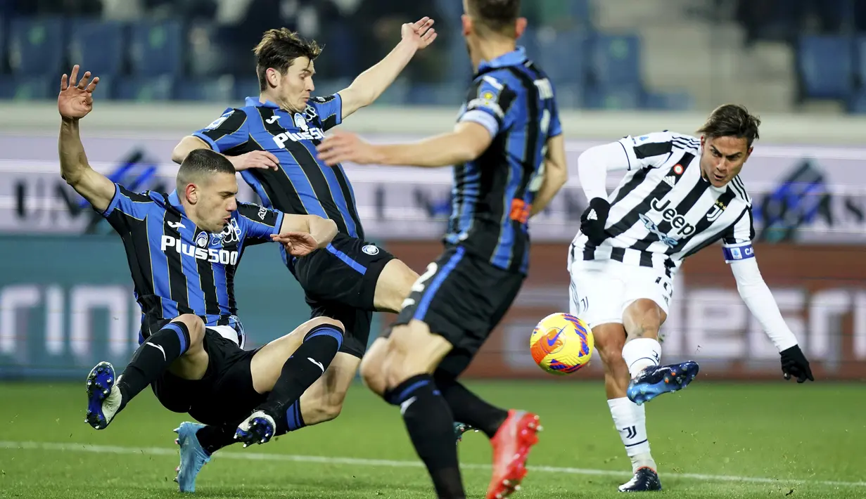 Duel sengit tersaji saat Atalanta melawan Juventus dalam laga pekan ke-25 Liga Italia di Stadion Gewiss, Bergamo. Si Nyonya Tua tertinggal lebih dulu sebelum menyamakan kedudukan di masa injury time.