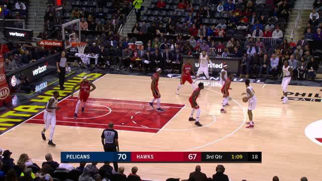 Berita video game recap NBA 2017-2018 antara Atalanta Hawks melawan New Orleans Pelicans dengan skor 94-93.