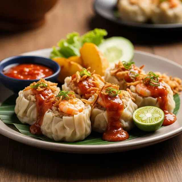 Membuat Siomay Ayam Udang Pakai Blender yang Lembut dan Gurih