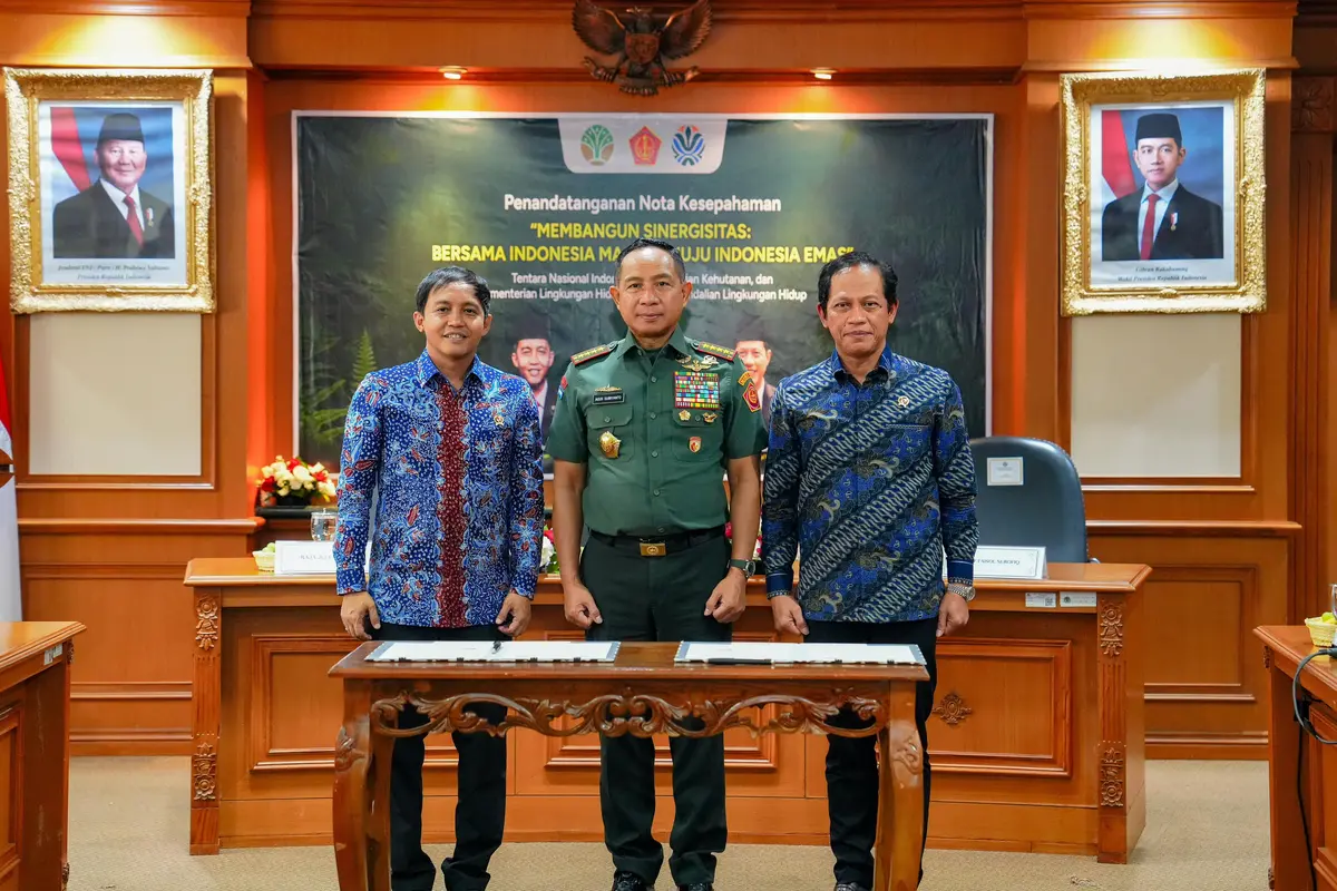 Kekurangan Polisi Hutan, Kemenhut Minta TNI Bantu Jaga Hutan dan Tanam Pohon