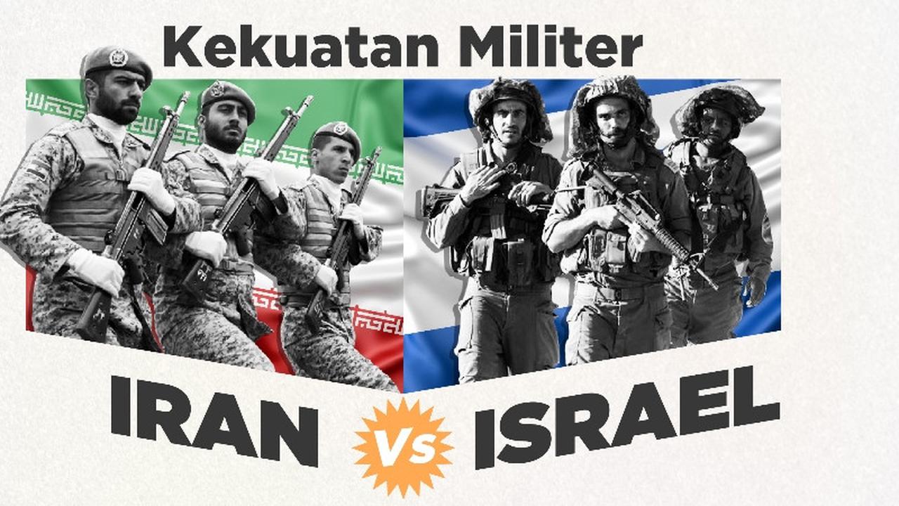 Infografis: Peta Kekuatan Militer Iran vs Israel