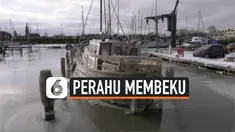 perahu membeku