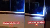 Viral Sosok Wanita Berambut Panjang di Kantor Sekolah Malam Hari, Bikin Merinding (Sumber: TikTok/@akeemrhmn)