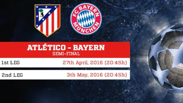 Atletico Madrid vs Bayern Munchen