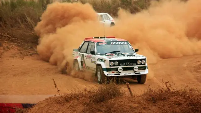 Fiat 131 milik pereli Edwin Djaya, replika dari Fiat 131 Alitalia (Fahmi/Liputan6)