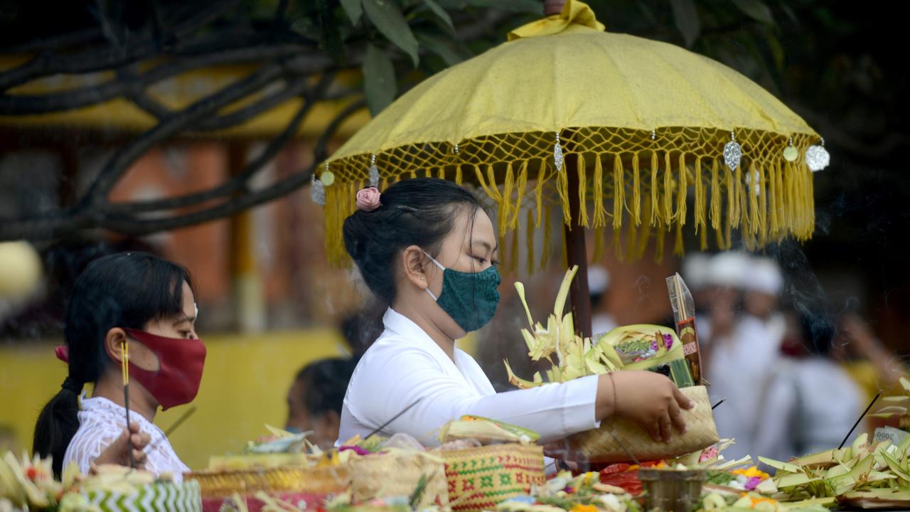 Suasana Hari Raya Galungan di Bali