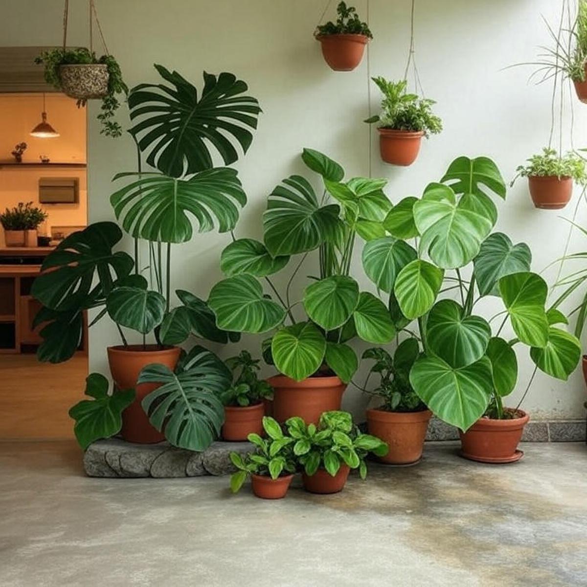 Taman inddor dekat dapur