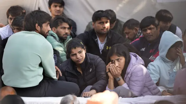 Protes Pelecehan Seksual, Para Pegulat India Datangi Gedung Parlemen