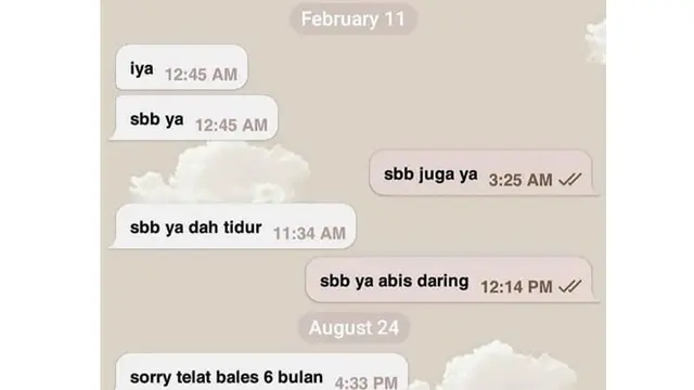 6 Chat Gebetan Bilang 'Maaf Baru Balas' Ini Akhirnya Bikin Nyesek